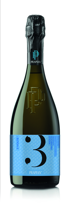 3 VOLTE Prosecco ASOLO BRUT